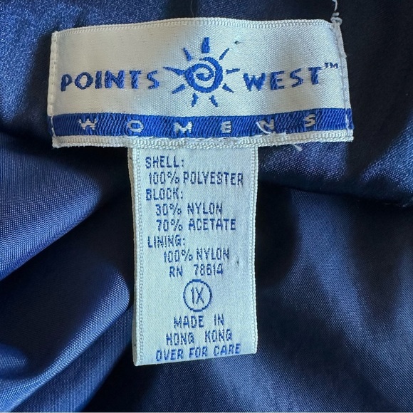 Vintage Points west Multicolor Geometric women’s  Jacket - Picture 10 of 12